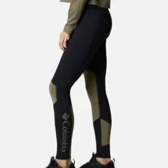 NWT Columbia Women’s Columbia Lodge Colorblock 7/8 Leggings - Picture 4 of 10